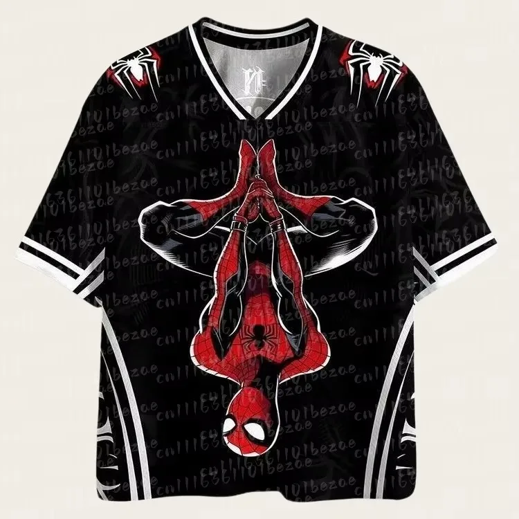 2026 Replika Superhelden-Netzmuster Familien-Matching-T-Shirt, 3D-Druck Streetwear Kurzarm-Oberteile für Lässige Jersey-T-Shirts – Detail 9