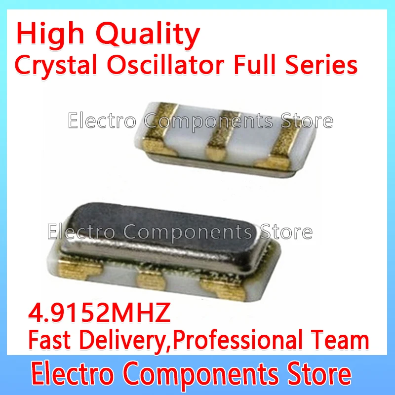 5PCS/Lot CSTCR 3Pin Ceramic Crystal Oscillator CSTCR4M91G55B-RO SMD Ceramic Resonators 4.9152M 3P 4.5*2 4.9152MHZ