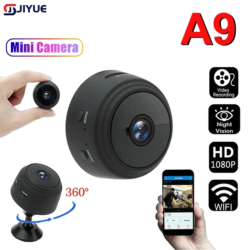 A9 WiFi Mini Camera Wireless Video Recorder Voice Recorder Security Monitoring Camera For Infants And PetsS Ecurity Protection