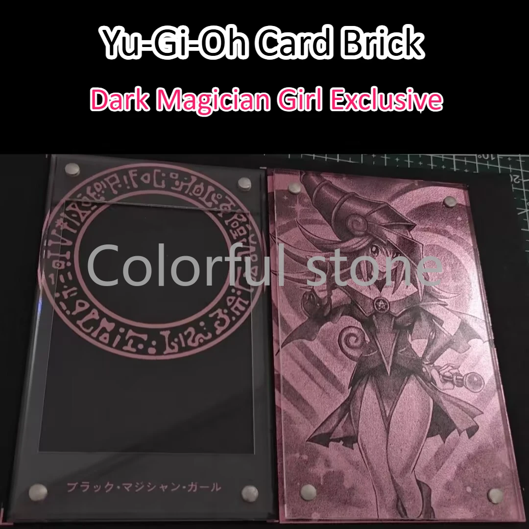 

Yu Gi Oh Anime Character Card Brick Sexy Dark Magician Girl Exclusive Collection Acrylic Gold-plated Stand Display Gift No Card