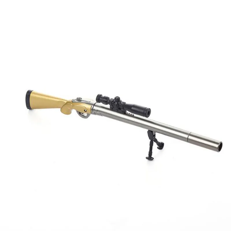 قناص بندقية هلام القلم الإبداعية بقاء لعبة بندقية لعبة هلام القلم 0.38 مللي متر الحبر الأسود للمدرسة الكتابة الاطفال الجدة القرطاسية هدية