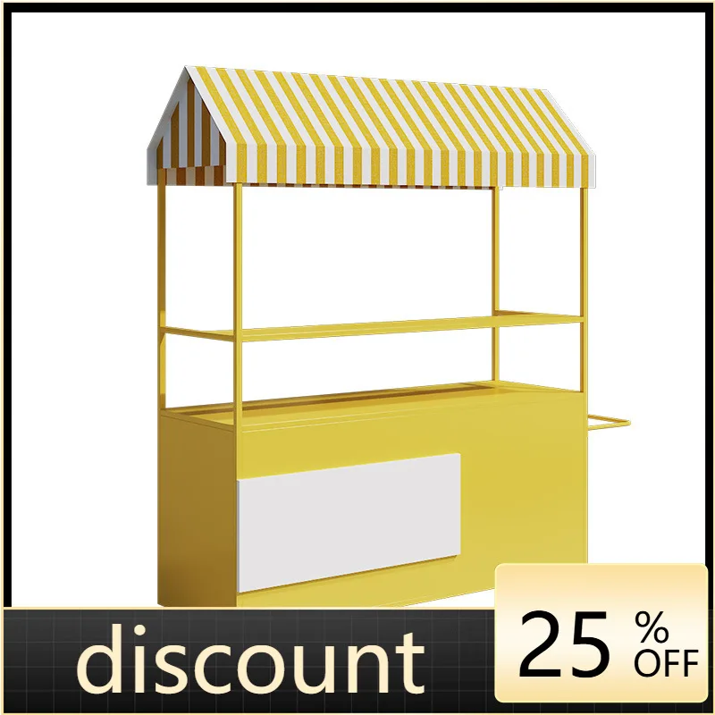 

LTT Stall Cart Shelf Night Market Stall Food Cart Multifunctional Snack Cart