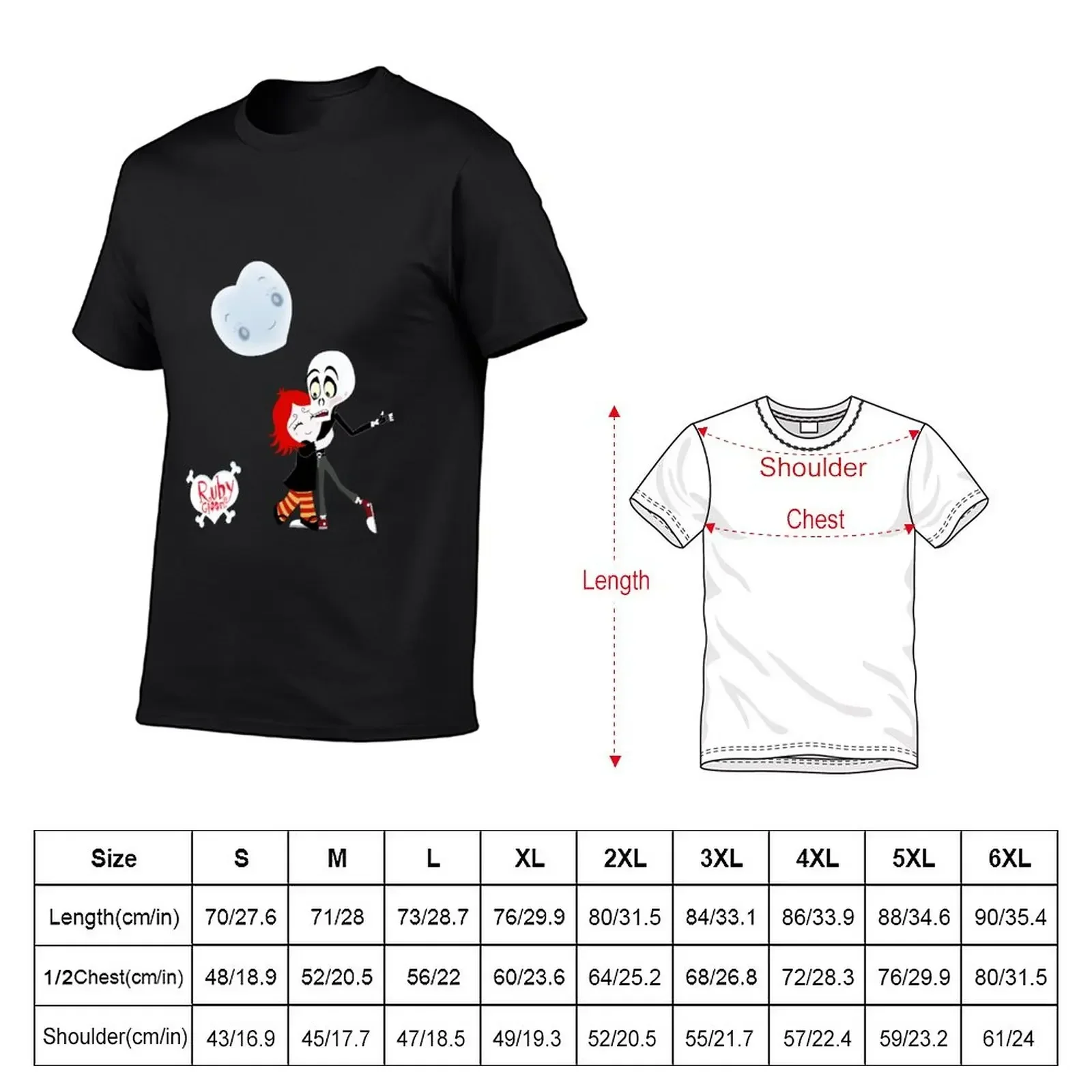 Ruby Gloom x SkullBoy T-Shirt graphics sweat aesthetic clothes t shirts for men graphic