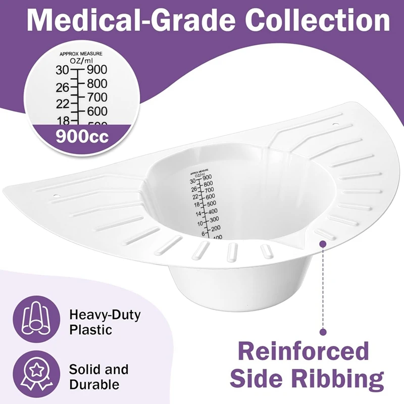

【BUY NOW】10Pcs Urine Collection Hat for Toilet Stool Sample Collection Kit Toilet Hats,Pee Catcher Urine Collector, 30oz/900cc