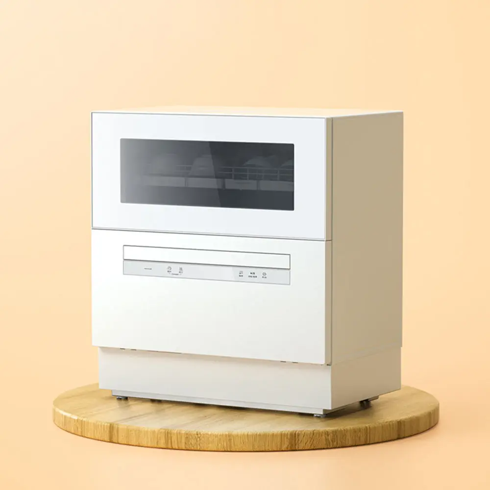 Fully Automatic Intelligent Household Dishwasher Electric with Free Installation Plastic Housing for Dryer and Sterilizer
