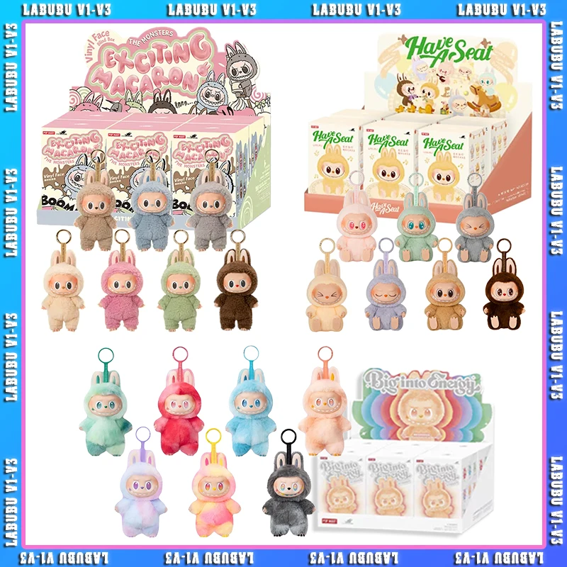

Игрушка Labubu, серия слепых коробок с героями мультфильмов, мягкая виниловая плюшевая загадочная коробка, коллекционная фигурка, подарок-сюрприз для вечеринок, декор рюкзака