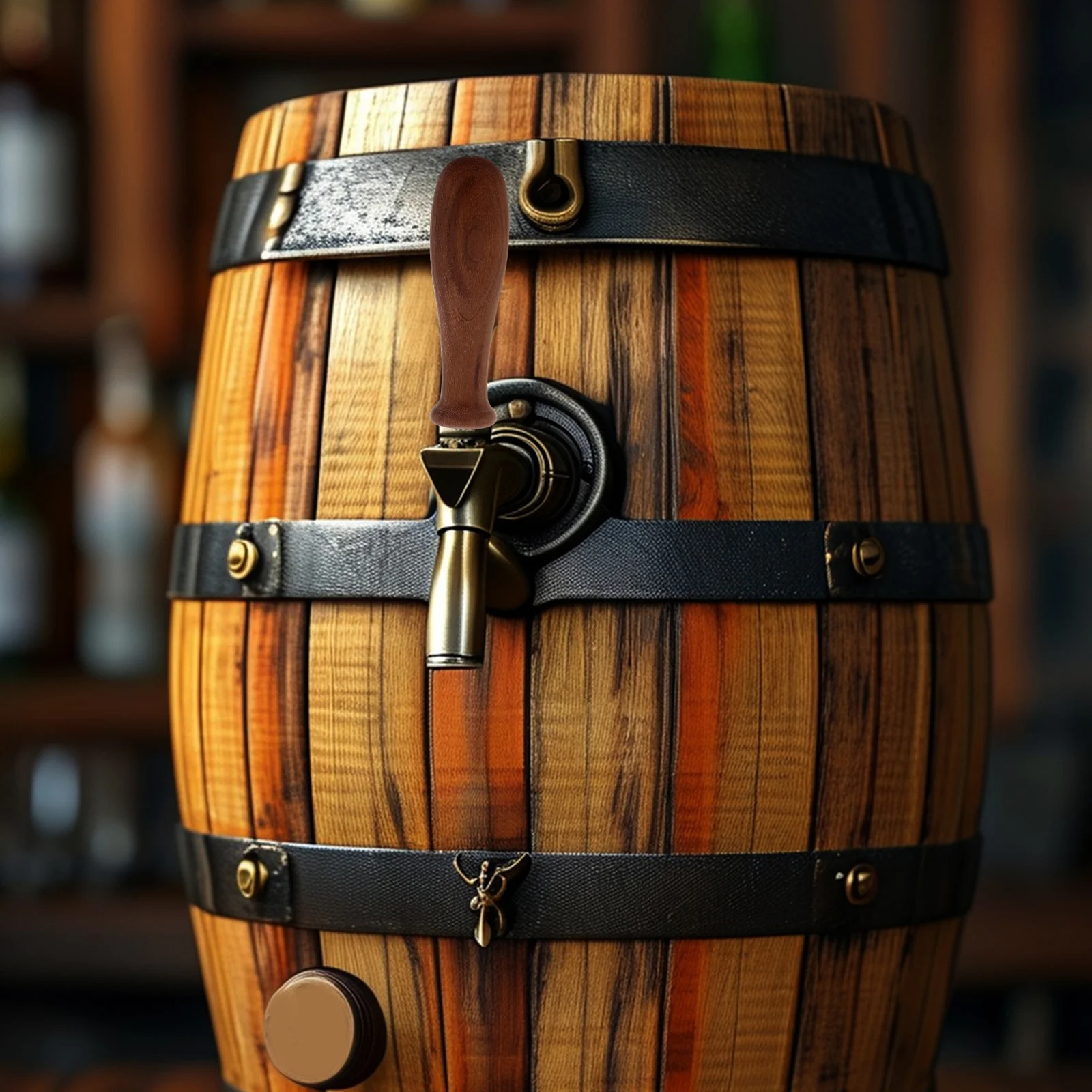 

Premium Wooden Beer Tap Handle Timeless Rustic Look Fits Standard Keg Valves Ideal for Home Brewery Bar Pub Draft Dispenser