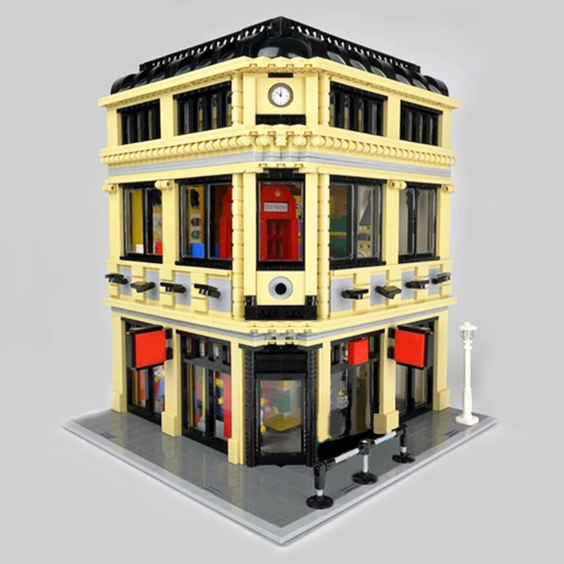 

3366 шт., лидер продаж, город, уличный вид, Moc, модульная Лестер, квадратные игрушки, флагманская модель магазина, креативные идеи, детская игрушка, Подарочные блоки