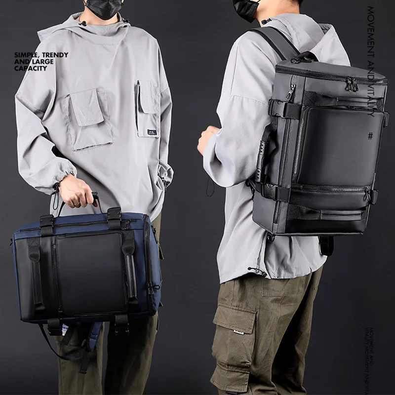 Large Multifunction Backpack Man 15.6 Inch Laptop Business Travel Luggage Rucksack Carry On School Shoulder Bag Mochila XA452C