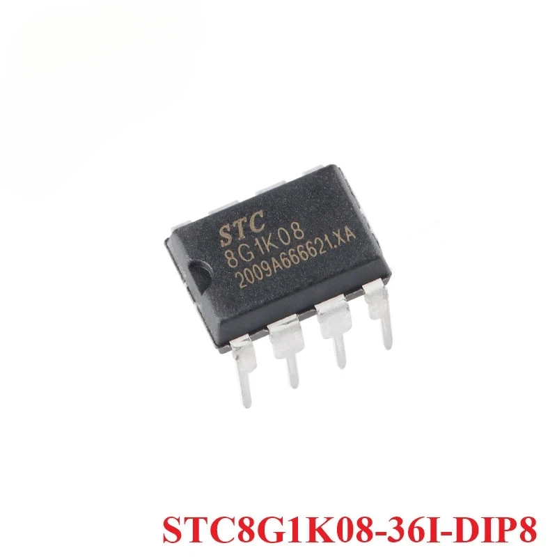 STC8G1K08 STC8G1K08-36I SOP8 DIP8 STC 8G1K08-36I Single Chip Microcontroller MCU IC Controller Chip STC8G1K08-36I-DIP8