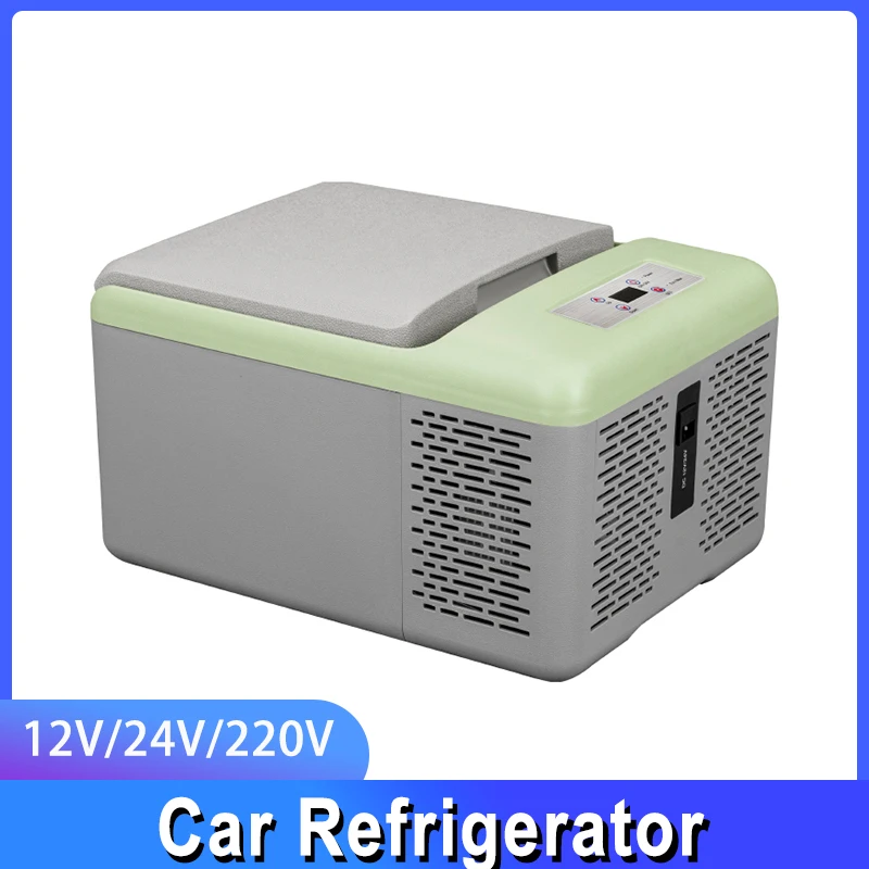 9L 12L Mini Car Refrigerator 110V/220V Mini Freezer Car Accessories Outdoor Cooler Vehicle Truck Home Fridge