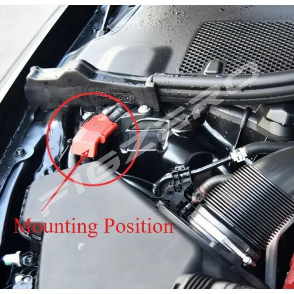 4G0911075 4F0911075 Positive Red Cover Battery Harness Shroud Guard Cap for Audi A6L C6 C7 2005-2008 2009 2010 2011 2012-2018 - view 3