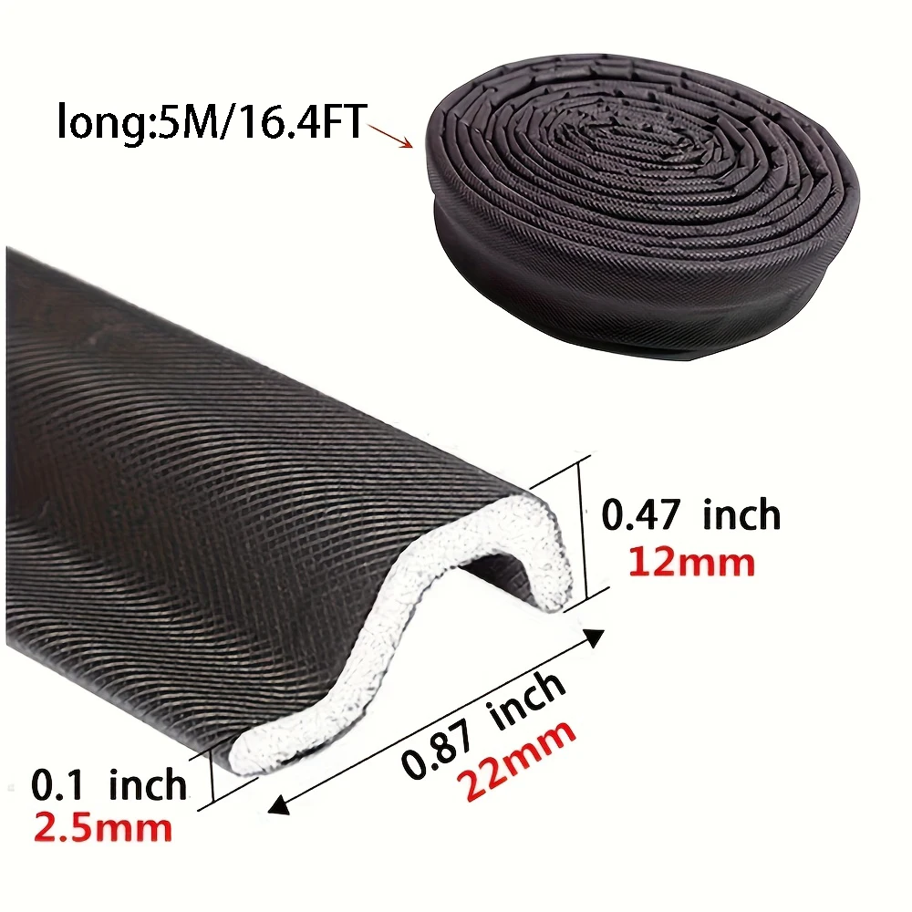 Self-Adhesive Window Seal Strip | Air-Leak & Noise Proof for UPVC/Thermal Break Aluminum Windows | No-Disassembly & Durable