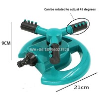 Nozzle for Farm Irrigation Crescent Outdoor Garden Water Sprinkler with 360 Degree Rotating Vortex
