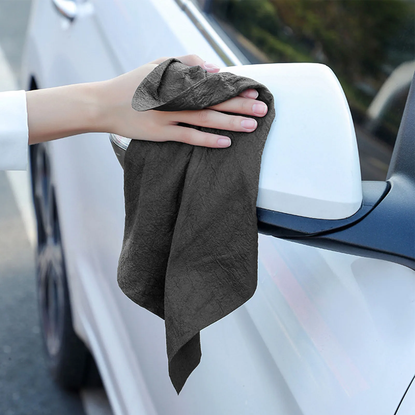 Multifunções Microfiber Glass Cleaning Pano, Remoção de manchas fortes, Espelho Wipe, Pano para janela, Pára-brisas do carro, 20x30cm, 3Pcs