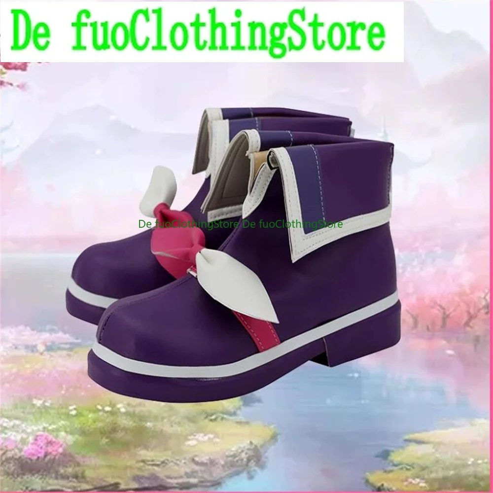 

DefuoClothing Punky Poppet ELSWORD Cosplay Shoes Boots Game Anime Game Role-playing Halloween Party Props Shoes Boots