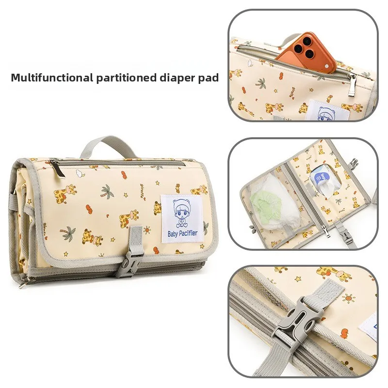 Multifunctional Diaper Bag / Mom Bag 2026 New Model Baby Diaper Pad Bag: Practical Waterproof Diaper Pad Tote Bag