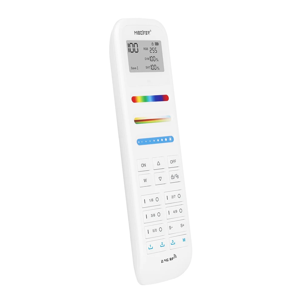 Miboxer FUT100 100-Zone RGB+CCT LED Remote Controller 2.4G RF Wireless LED Light Lamp Control