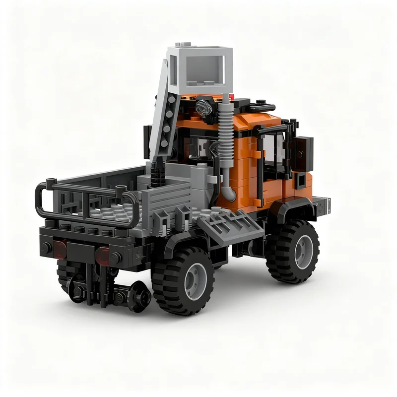 271pcs MOC City Trains UniMog Rail Unit Model Building Blocks Christmas Gift Toy Architecture Creative DIY Idea Education Brick