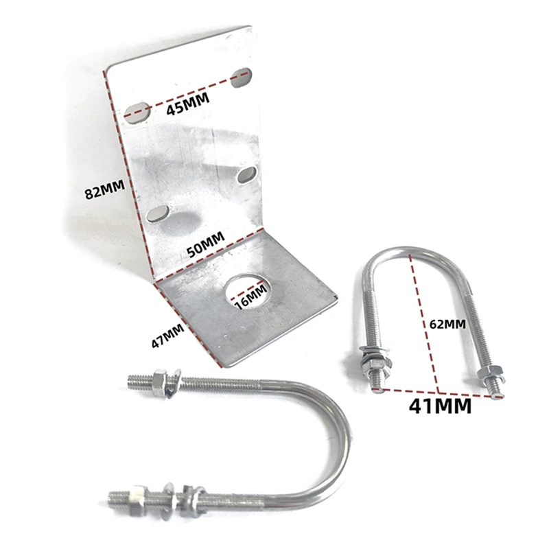 Antenna Fixed Bracket For Car Radio Transceiver Balcony Holder Mount Clip Clamp