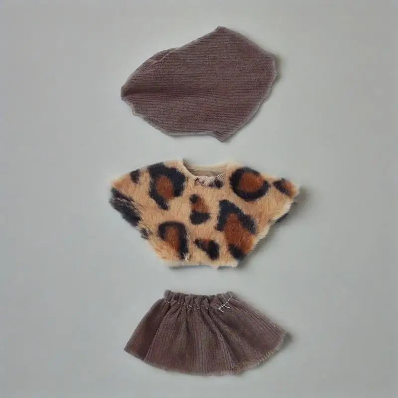 Mini Ropa de muñeca de 15/17cm para Ropa Labubu, diseño bonito, chica como regalo, juego de disfraz, Ropa de moda, riñonera