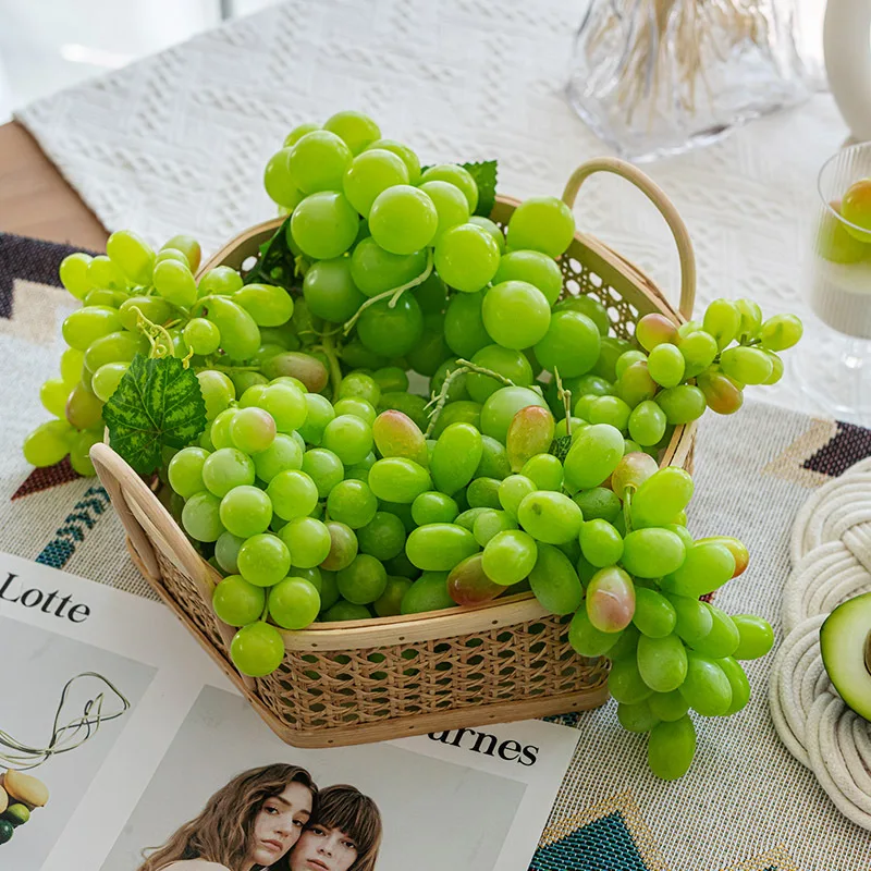 36/85Heads Simulation Grapes String Fake Fruits Model Home Garden Decorations Photography Props Wedding Party Holiday Ornaments