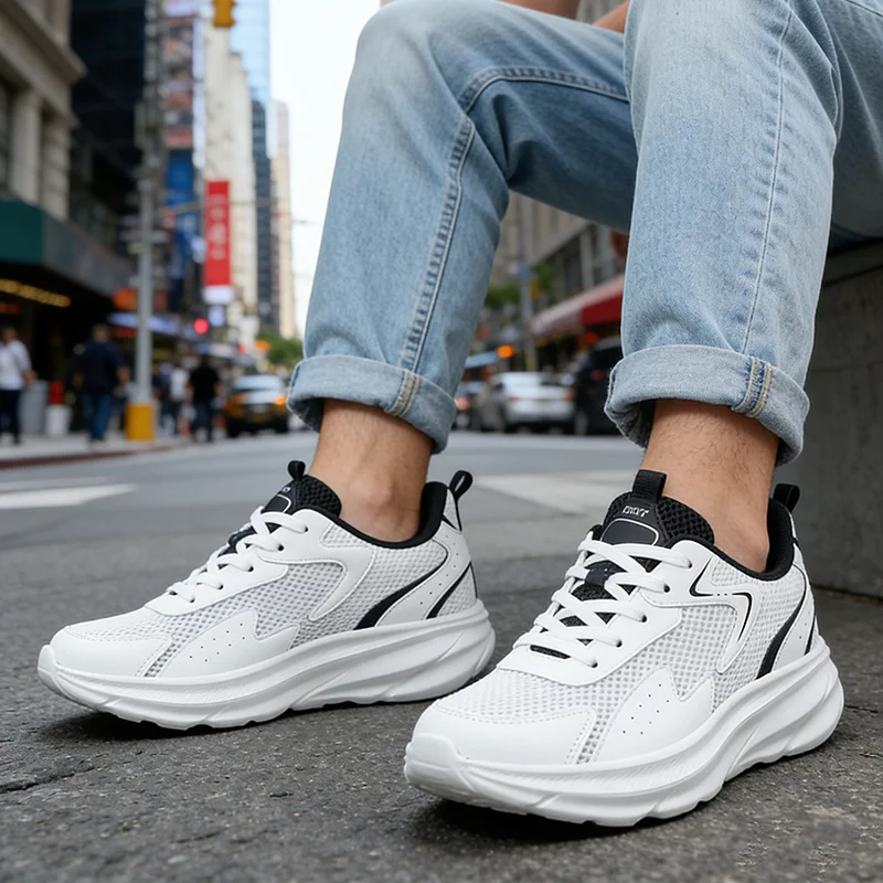 

1pair New Large-size Men's Shoes Summer Breathable Student Sports and Leisure Net Shoes Low-top Shallow Mouth Size 39-48