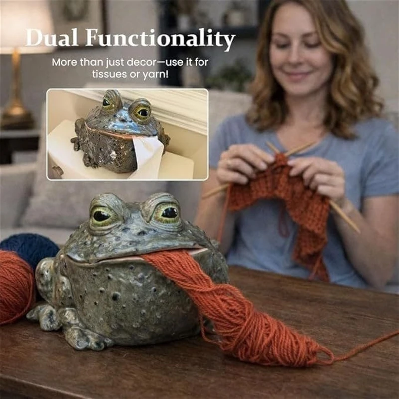 

Чехол для коробки с салфетками в виде лягушки: забавный и милый держатель для салфеток в виде жабы для декора стола, украшения дома, офисного стола, подарок для детей и женщин