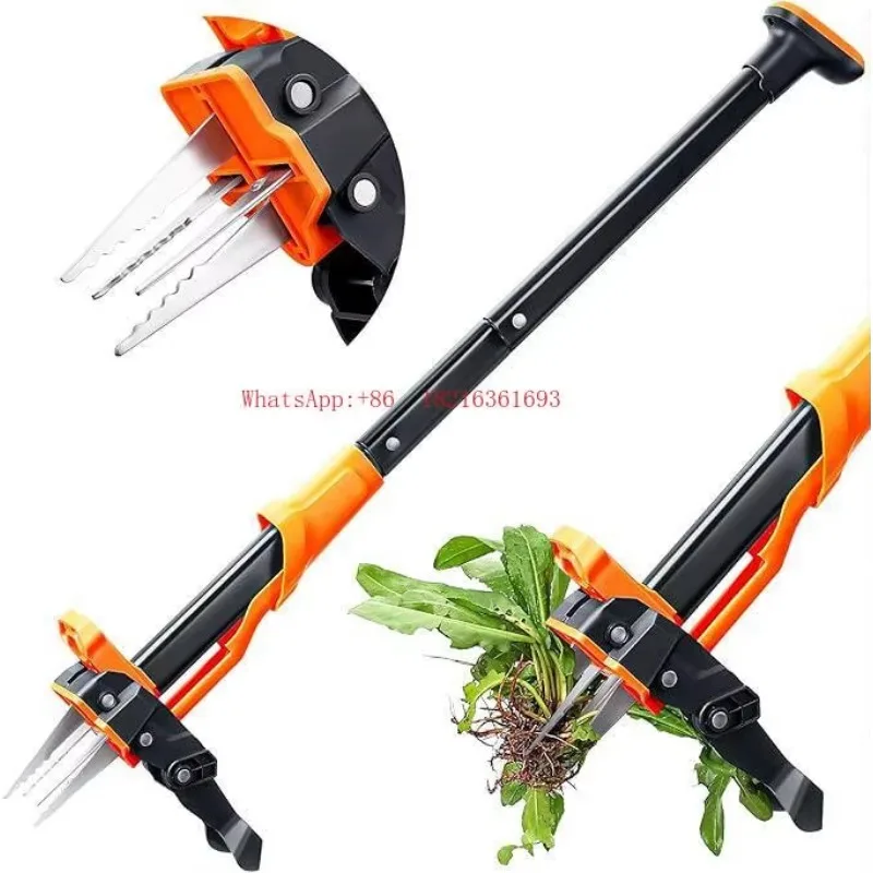 Limited Offer Gardening Weed Puller, No Bending To Remove Weeds, Take Roots And Pull Weeds