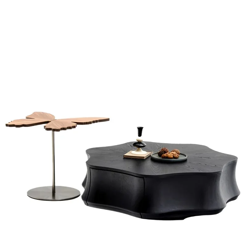 

Italian minimalist special-shaped water lily coffee table living r oom home niche designer modern simple