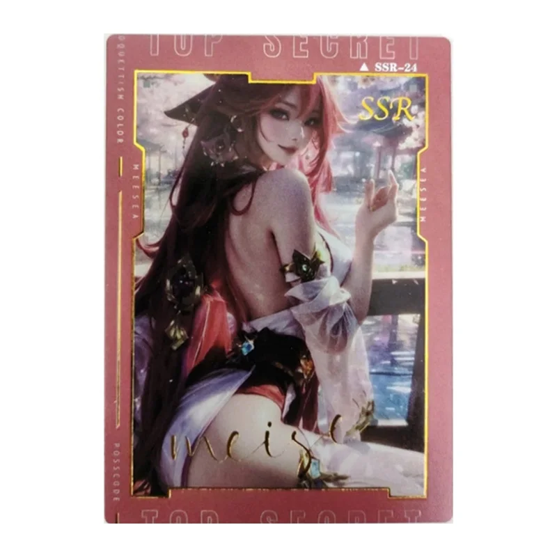 Anime Goddess Story Rare SSR Reflections Flash Cards Yamato Daki Nami Yor Forger Toys for boys Collectible Cards Birthday Gifts