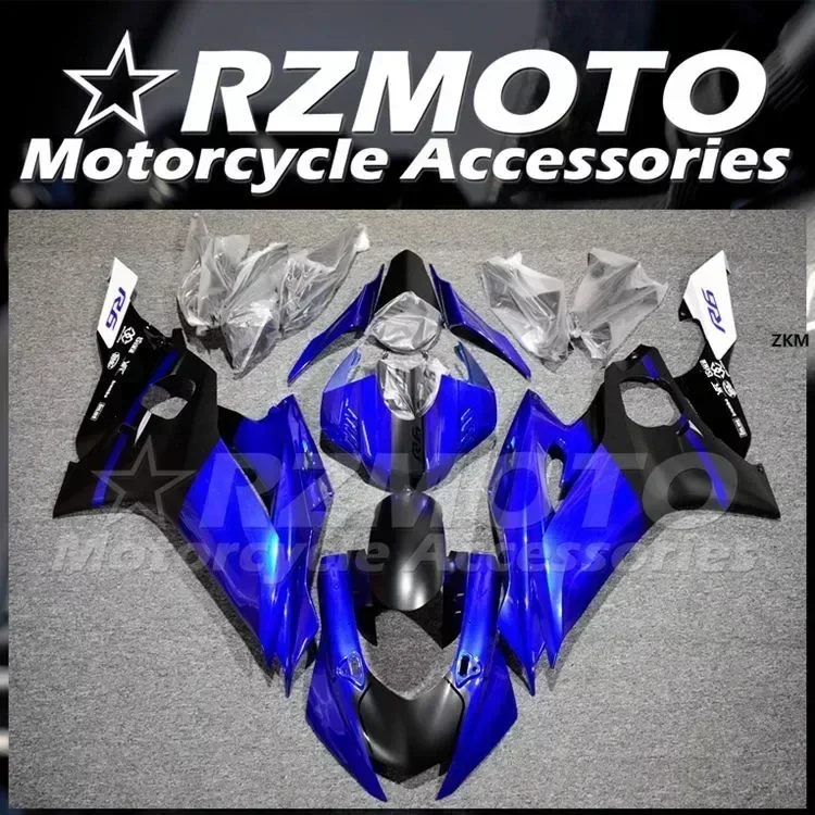 New ABS Fairings Kit Fit For YAMAHA YZF-R6 R6 2017 2018 2019 2020 2021 2022 17 18 19 20 21 22 Bodywork Set Custom Blue Black