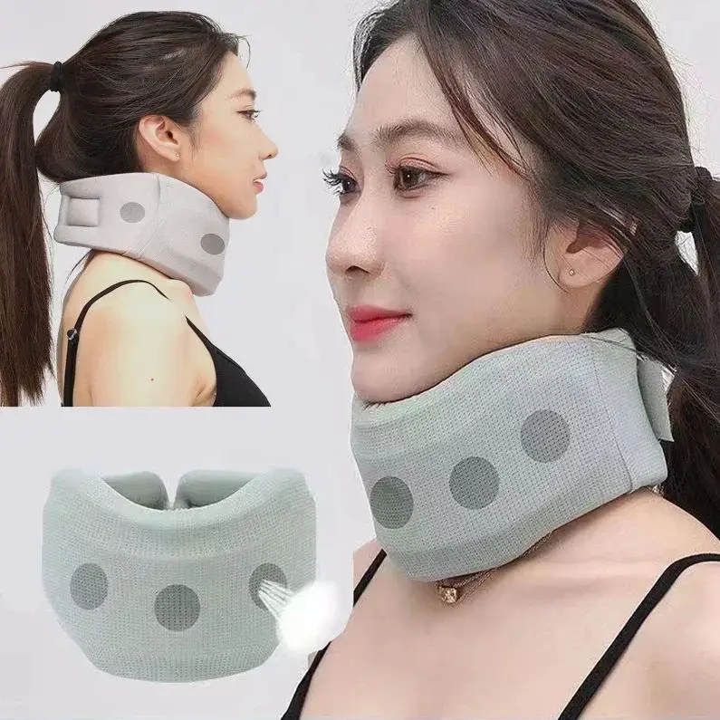 

Cervical Neck Support Travel Pillow Ice Silk Neck Support Posture Neck Stretcher Corrector Anti-neck Forward Tilt Artifact