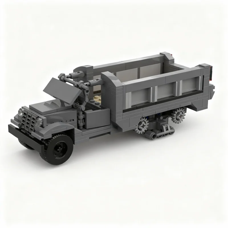 

336PCS MOC Creative Model Halftrack Building Blocks DIY Assembly Building Blocks Display Gift Collectible Bricks Home Decor Set