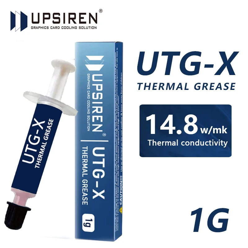 

UPSIREN UTG-X 14.8w Syringe Heat Dissipation Silicone Thermal Plaste For CPU Processor Video GPU Cooling Grease Thermal Compound