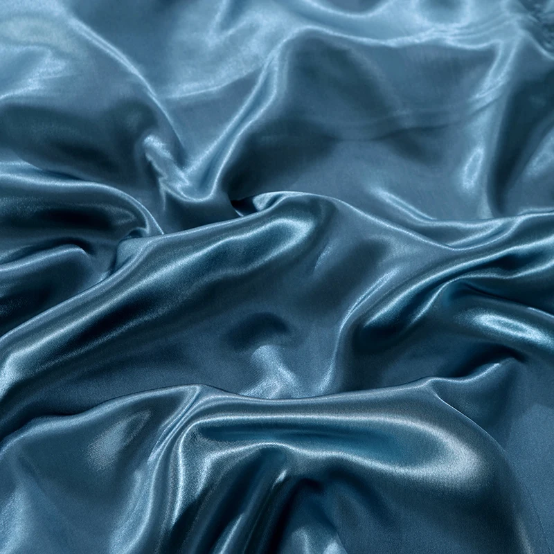 Fashionable Satin Elastic Fitted Sheet Elastic Bands For Bed Sheet 160*200 Comfortable Sheet Bedding No Pillowcase Custom Size