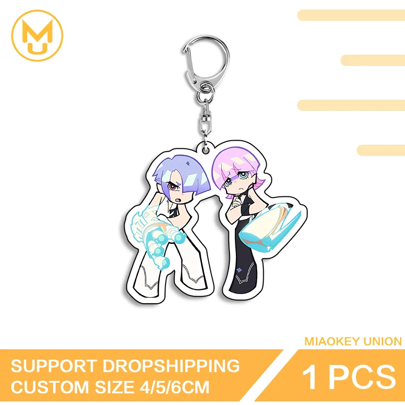 Hot Selling Polyester Polyurethane Premium Double Sided Acrylic Keyring Fancy Simulated Customizable Simple Daily Accessory