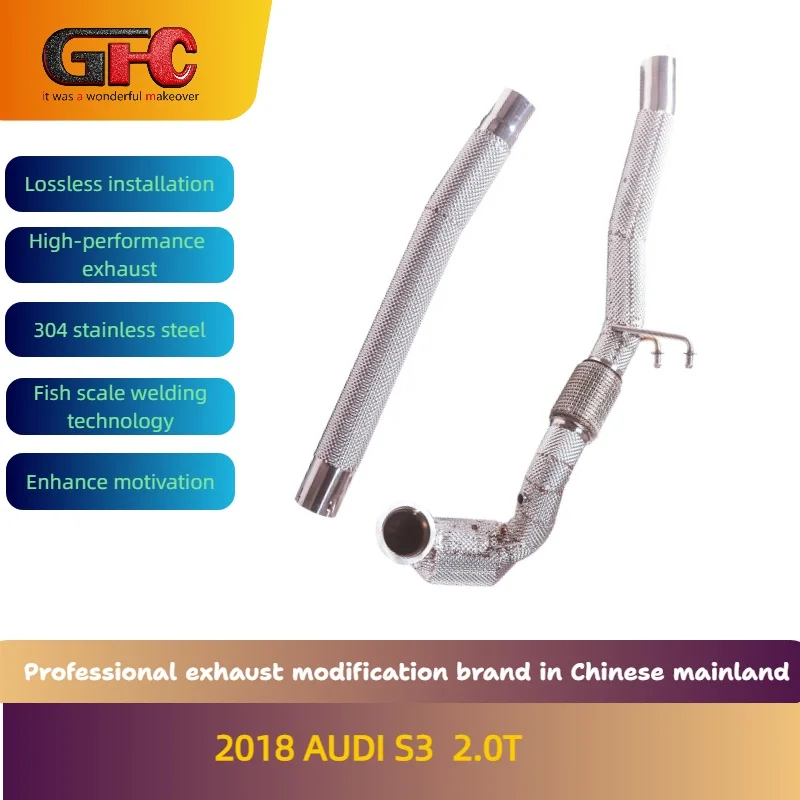 

Высокопроизводительный каталитический нейтрализатор GFC на 200 ячеек для AUDI S3 2.0T 2018 года