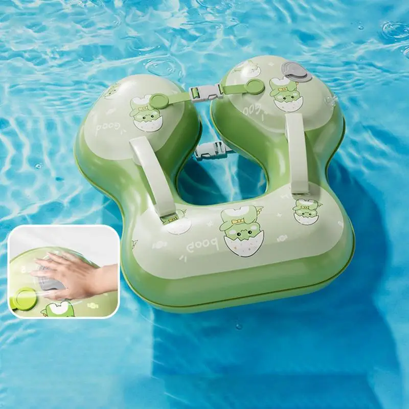 Baby Float Press Type Baby Floaties Lichtgewicht zwemtrainingsapparaat Multifunctioneel waterspeelgoed voor zwemklasse Badkuipvakantie