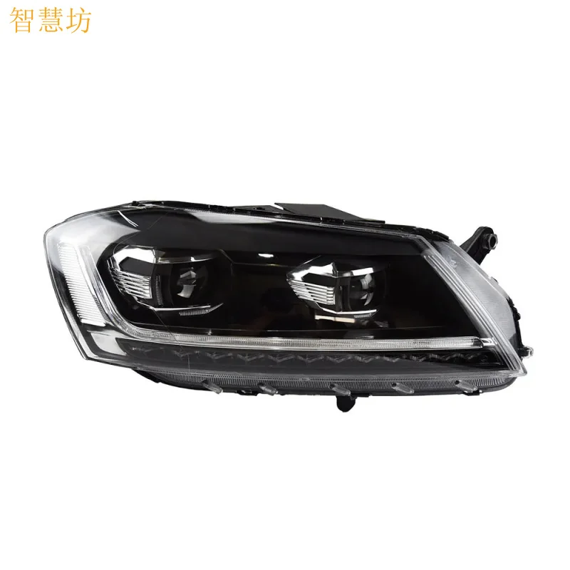 

Suitable for 12-15 Model New Magotan B7 Headlight Assembly Modified Flowing LED Daytime Running Light Xenon Lamp