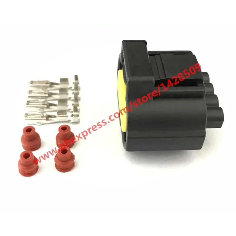 1 Set 4 Pin 178399-2 / 184046-1 Female Throttle Sensor Plug TPS Connector For Toyota 1JZ-GTE 2JZ-GTE Waterproof Automotive
