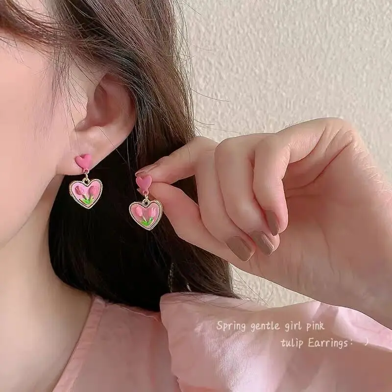 Little Fresh Ear Clip Genuine Girl No Ear Hole Summer Style Ear Accessories Korean High end Ear Clip Accessories 2024