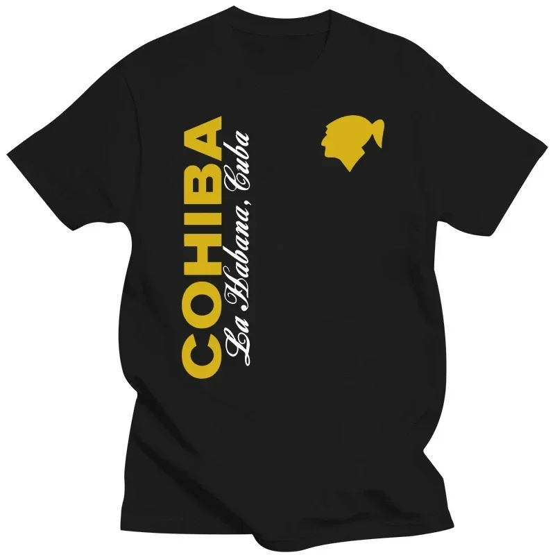 New Cohiba Cuban Havana Cigar Smoke Men'S Black Tshirt new Clothing Tee Shirt Unisex .funny vintage graphic t shirts heavyweight