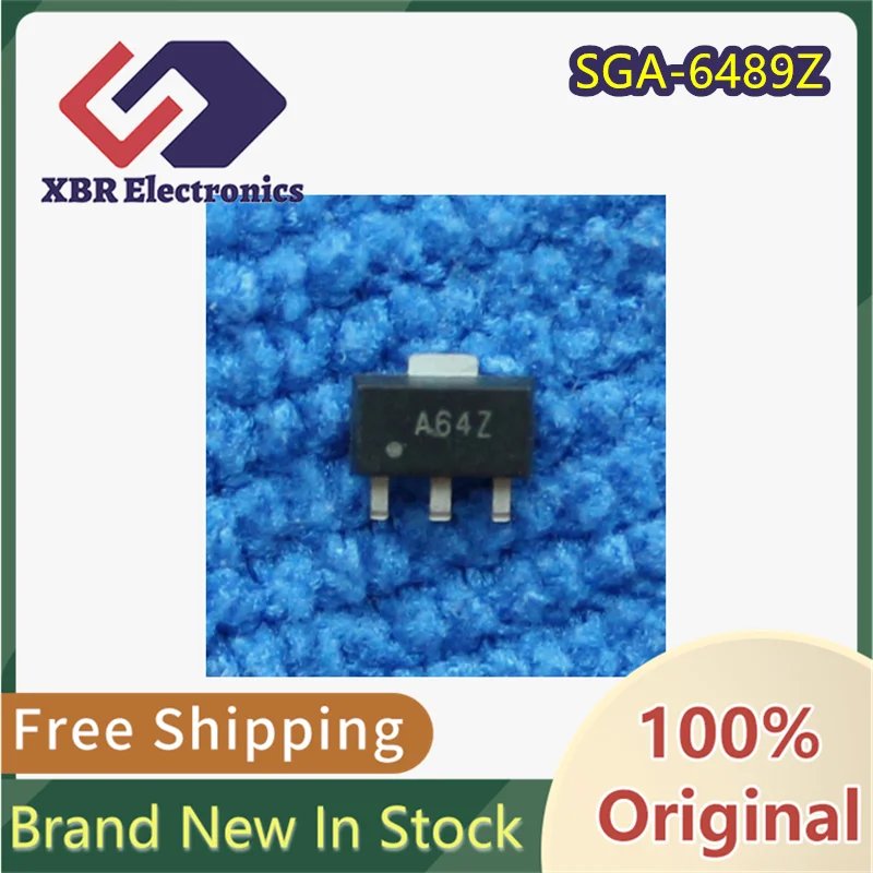 (10/50 pieces) SGA-6489Z SGA6489Z Silk-Screen A64Z SOT-89 RF Amplifier Chip Brand New Genuine Original In Stock
