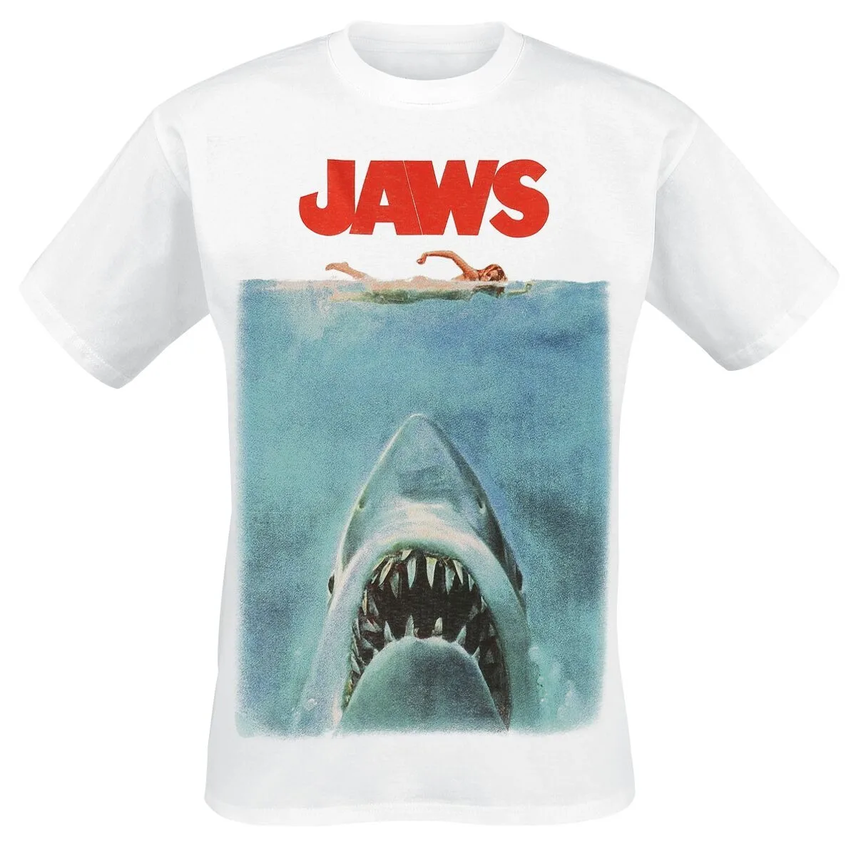 

Футболка с плакатом Jaws, периферийные устройства, летние роскошные брендовые хлопковые мужские и женские футболки с короткими рукавами