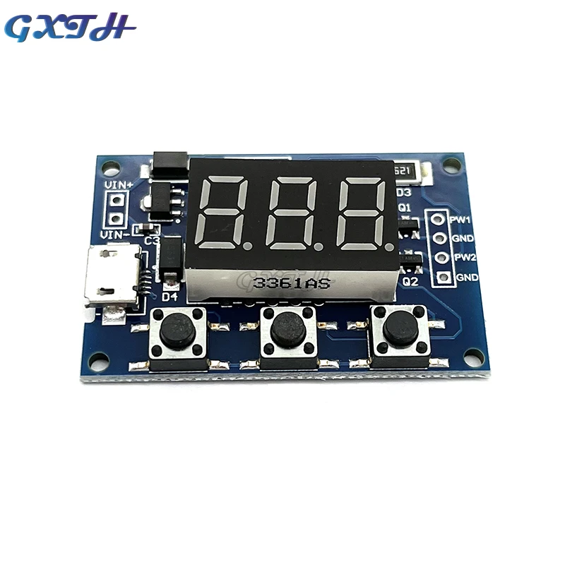 DC5-30V Micro Usb 5V Độc Lập PWM Máy Phát Điện 2 Dual Cách Kỹ Thuật Số Chu Kỳ Nhiệm Vụ Tần Số Xung Ban mô Đun