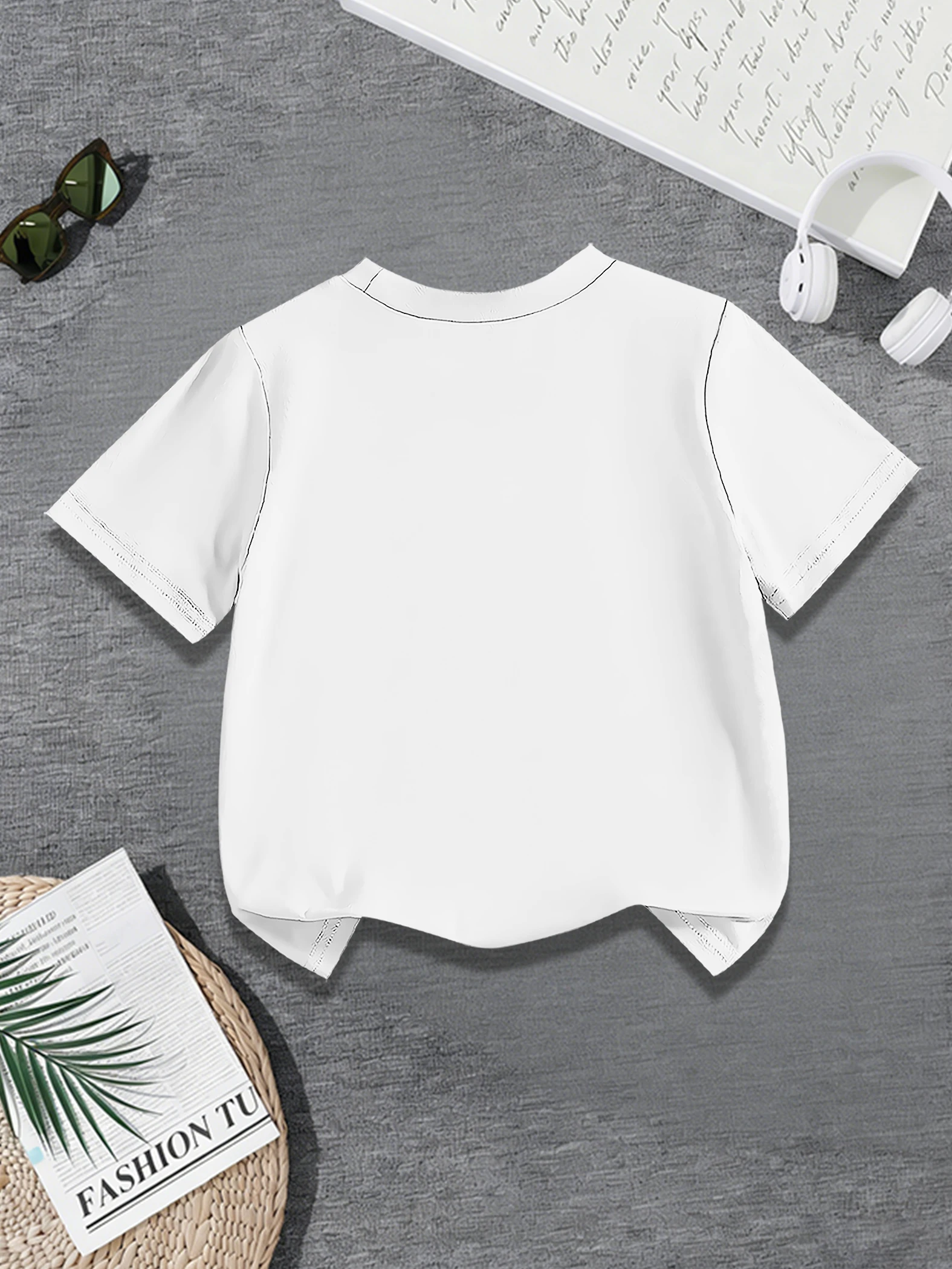 1 pieces: St.Patrick's Day Boys Summer T-Shirt Cartoon Bear Magic Wand Clover Print Casual Top