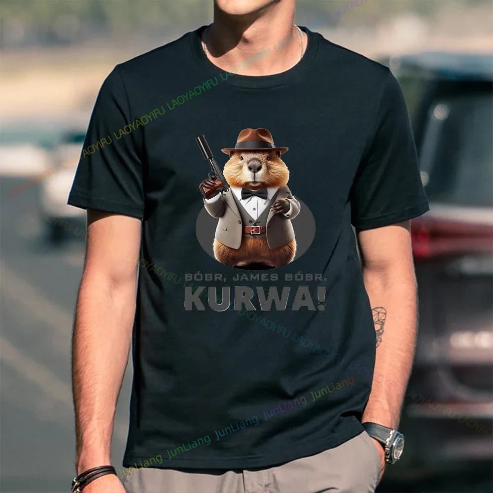Neueste Biber Tops Bober Bóbr männer Shirts Anime Kleidung frauen T-shirt Y2k Harajuku Kurzarm T Lustige Geschenke Streetwear