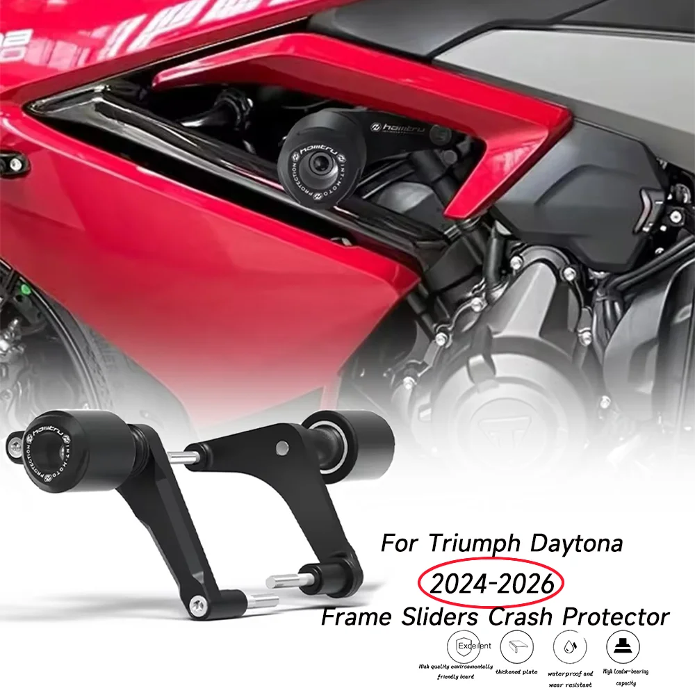 Daytona 660 For Day tona 660 2024-2025 2026 Frame Sliders Crash Protector