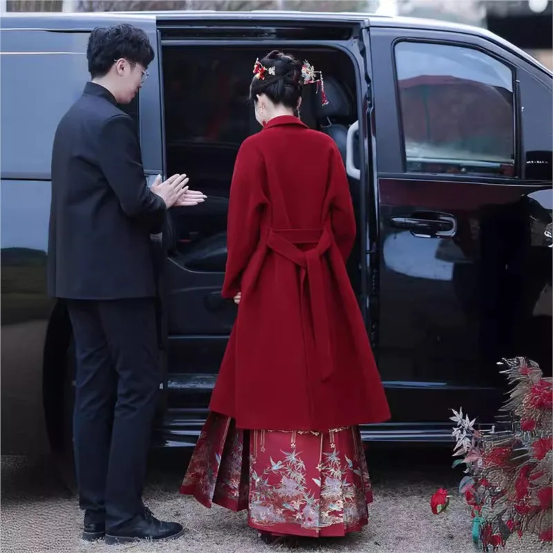 معطف صوف محمص للارتداء اليومي #4